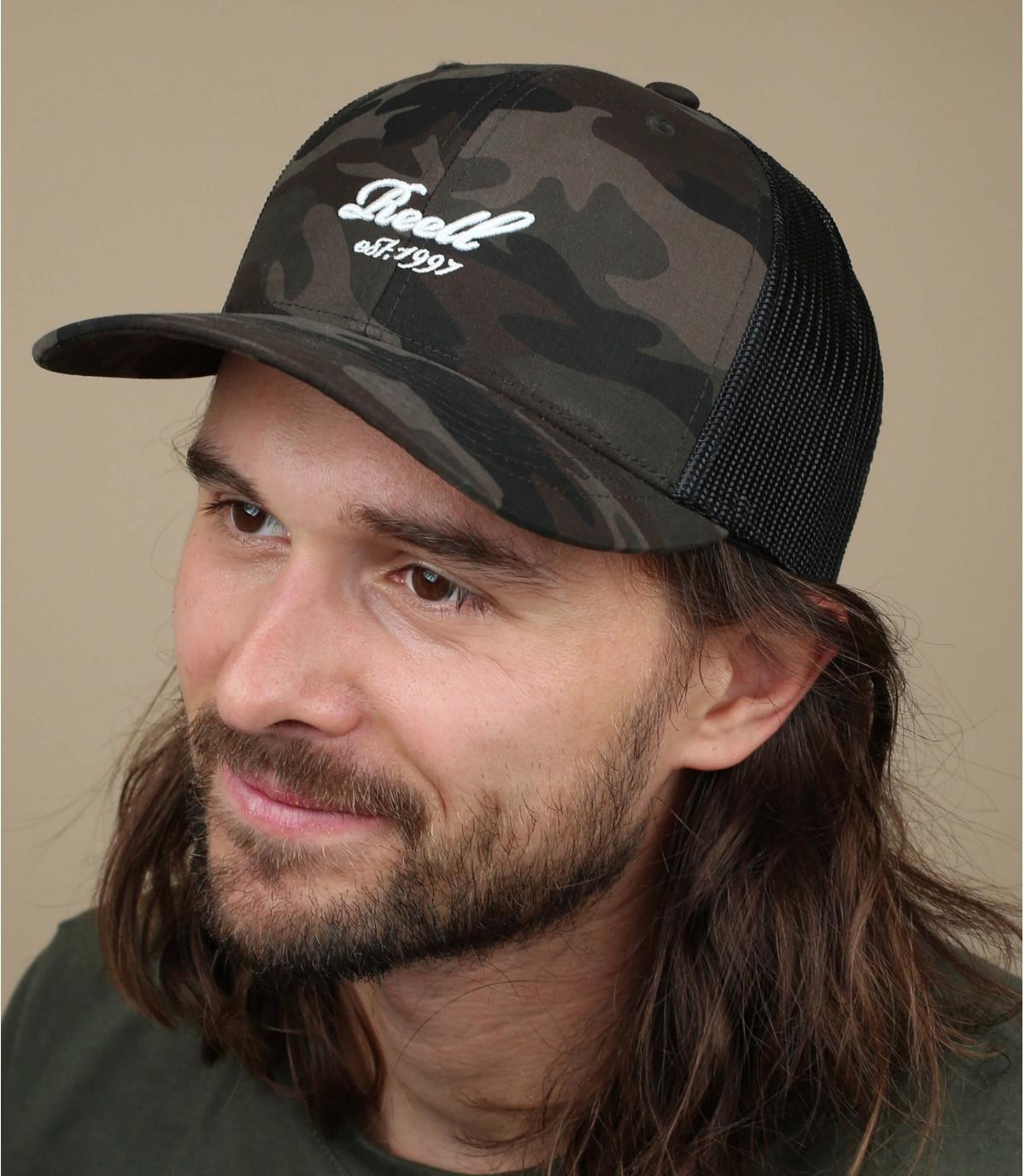 trucker camo Reell Trucker script camouflage trucker camo Reell Trucker script camouflage